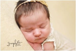 edmonton newborn photographer neutral baby girl