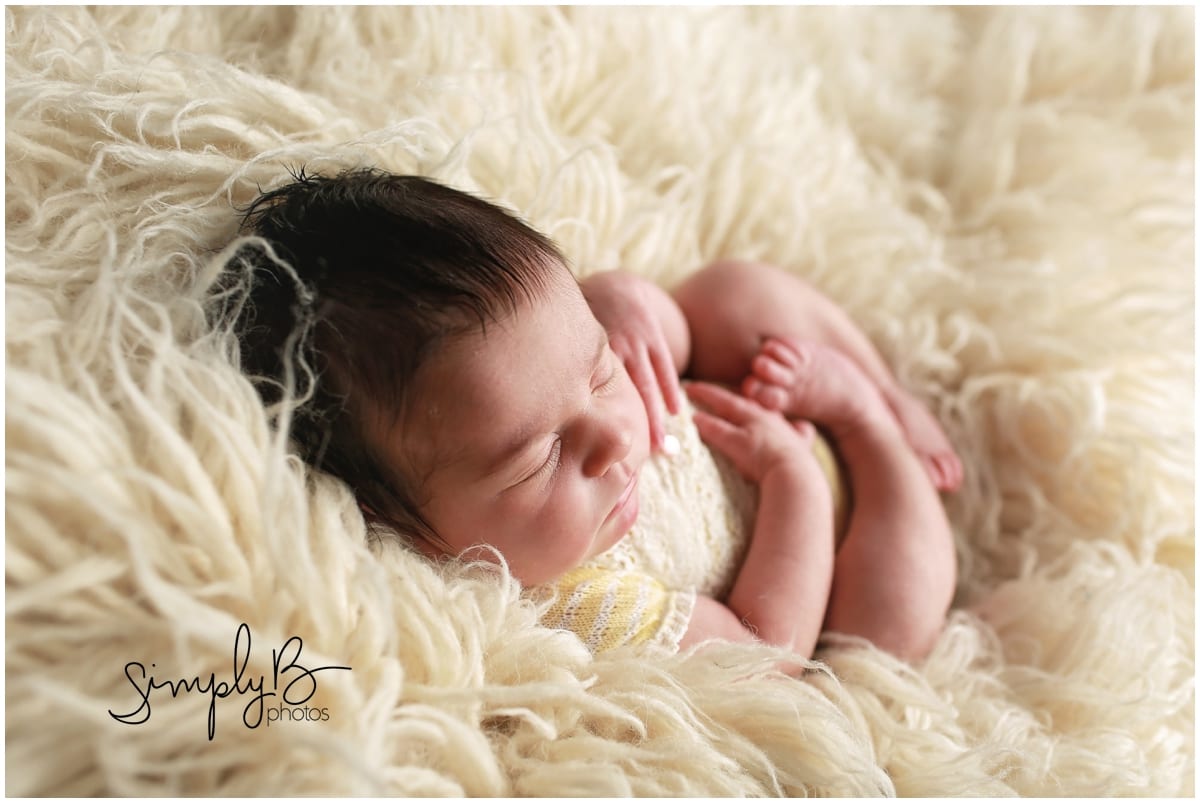 edmonton newborn photographer neutral baby girl