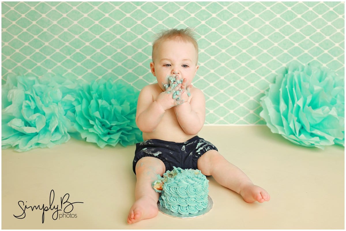edmonton baby boy cake smash photographer