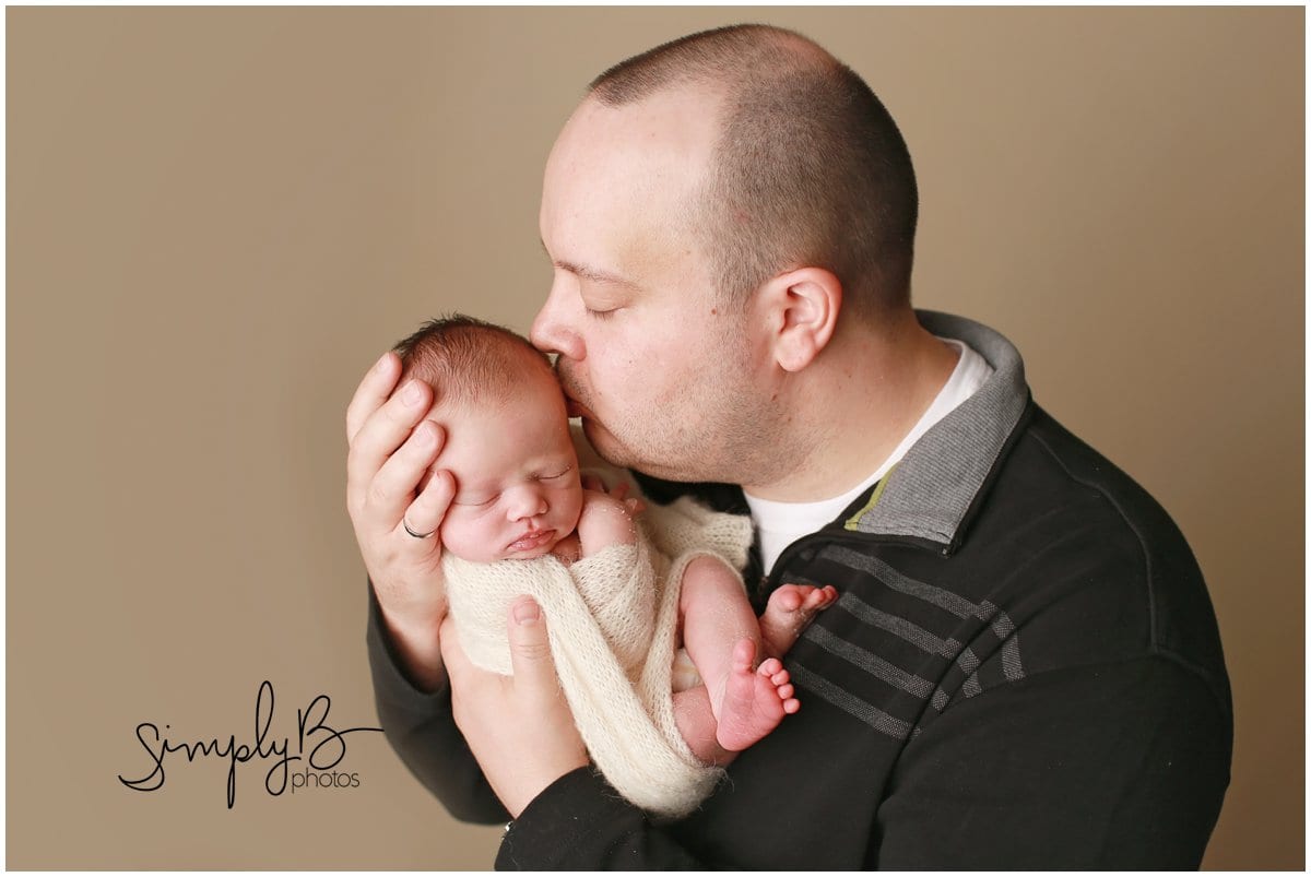 edmonton newborn photographer baby boy with dad