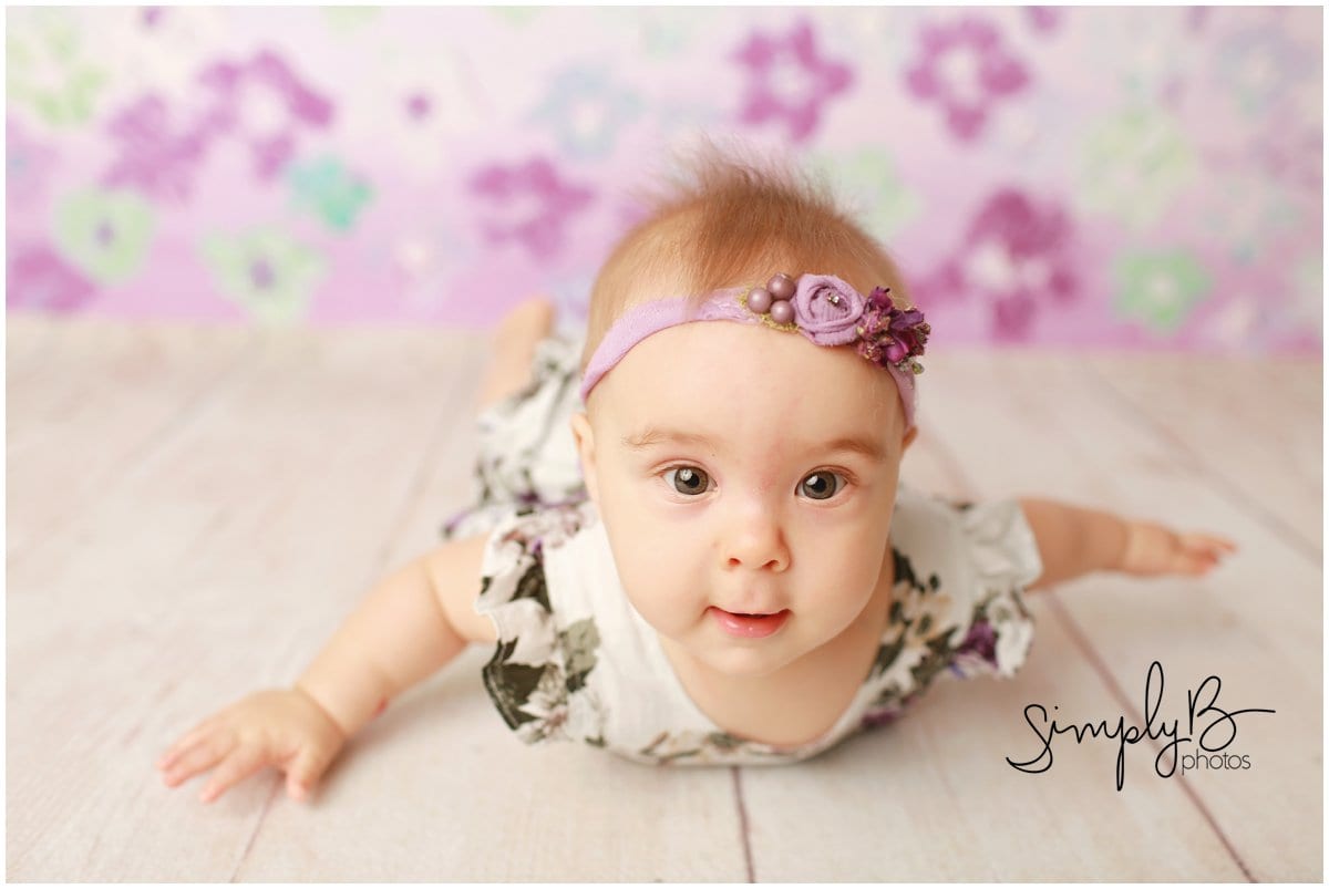 edmonton baby photographer 6 month old milestone