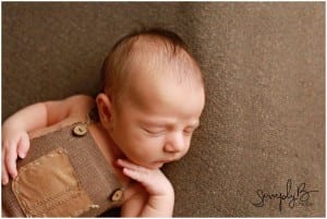 edmonton newborn photographer baby boy green brown
