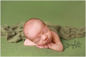 edmonton newborn photographer baby boy greens and cream