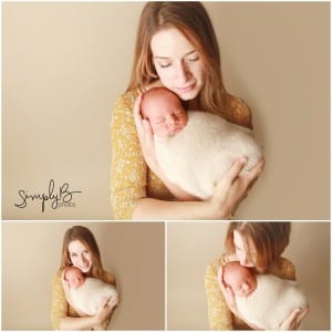 edmonton newborn photographer baby boy greens and cream