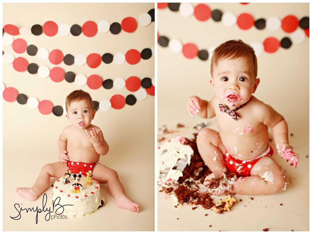 edmonton baby photographer cake smash