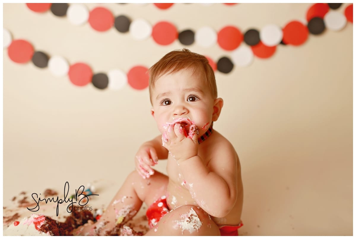 edmonton baby photographer cake smash