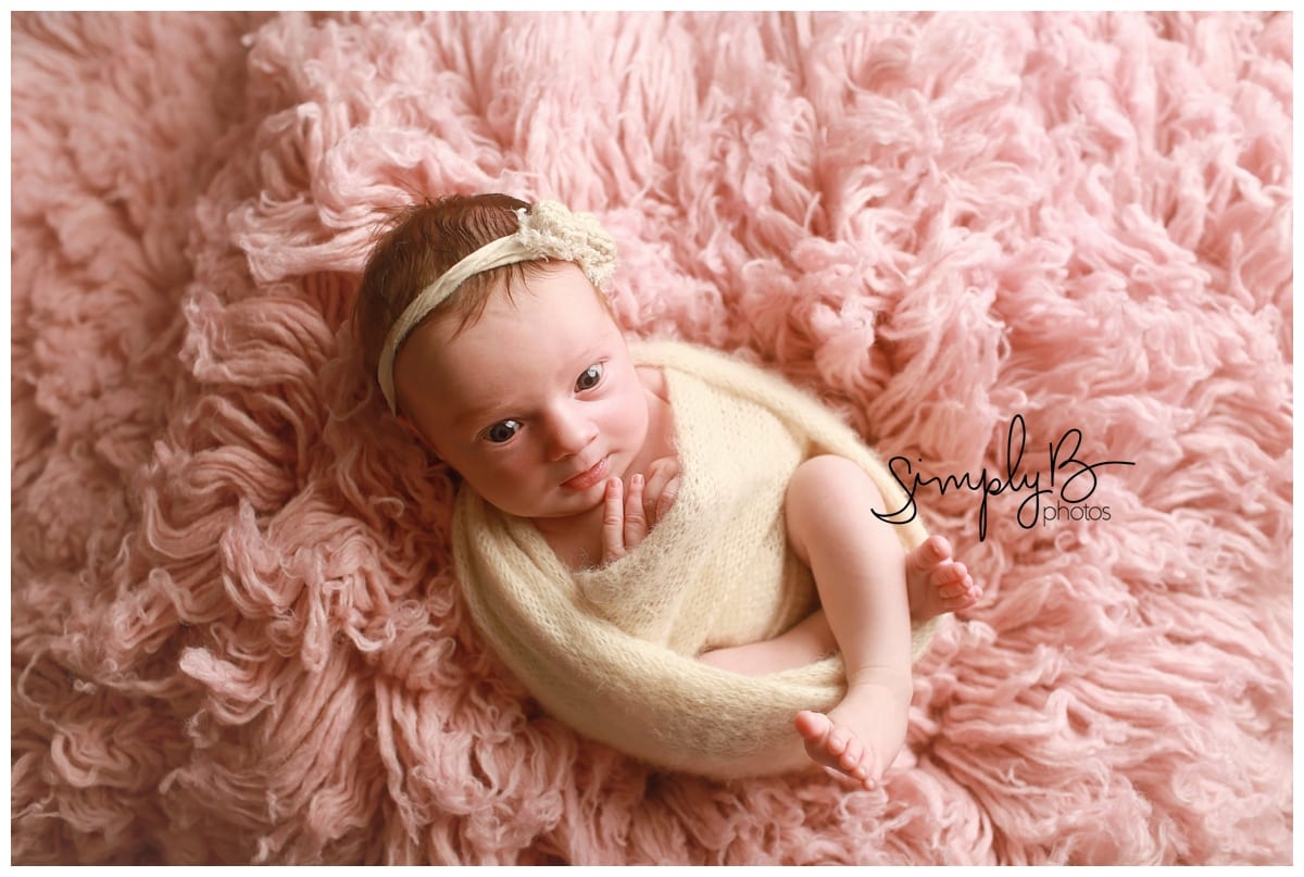 edmonton newborn baby girl photographer