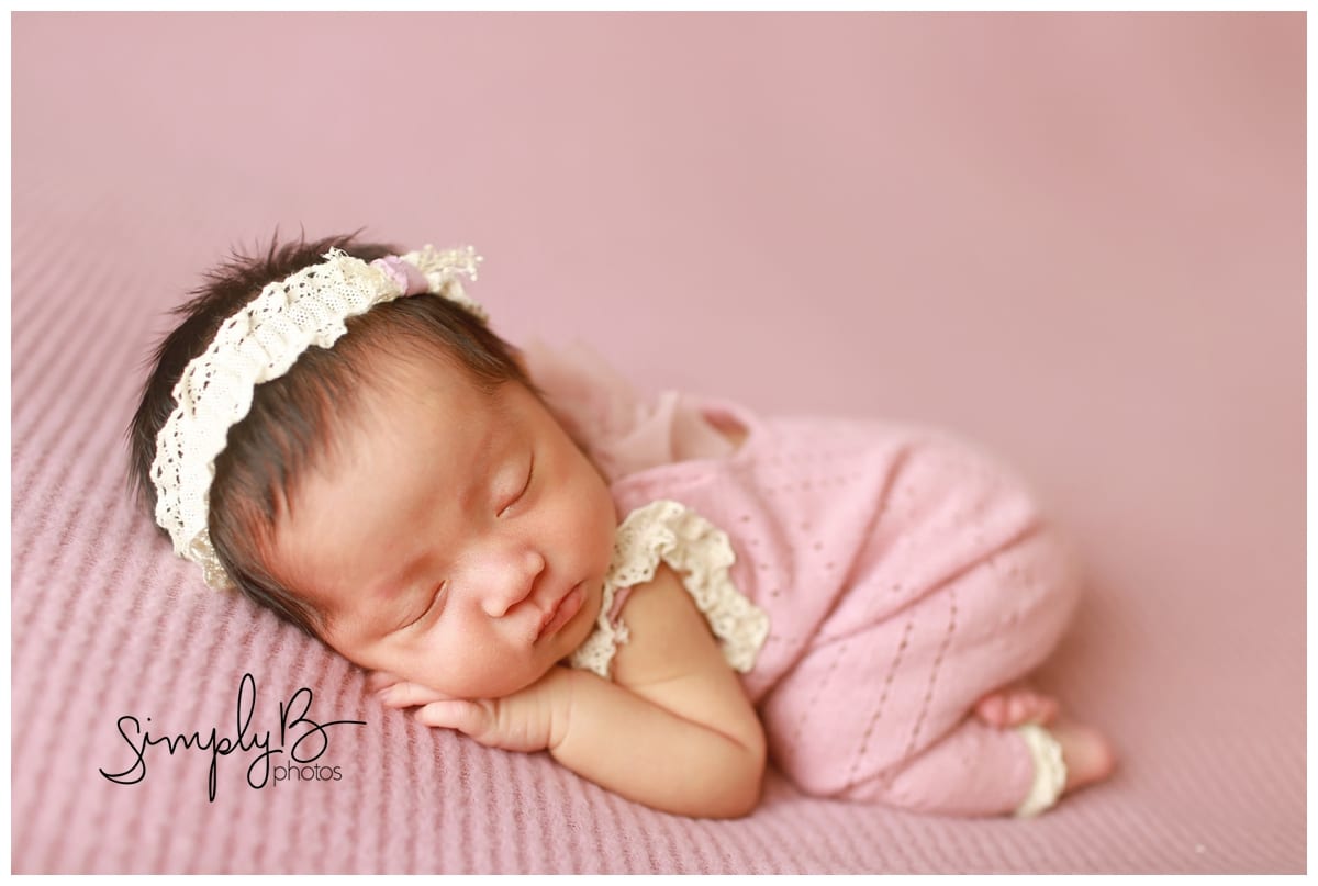 edmonton newborn photographer rainbow baby girl