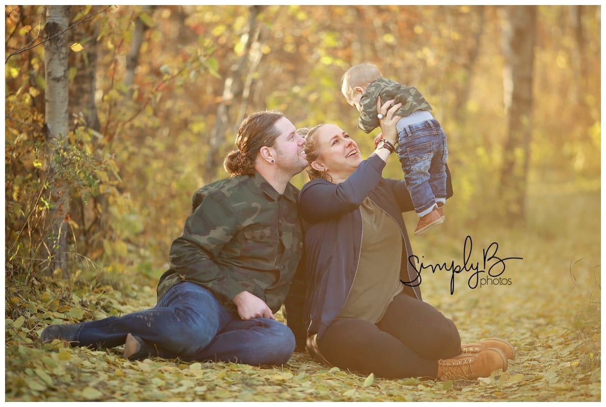 fall family mini session photographer edmonton