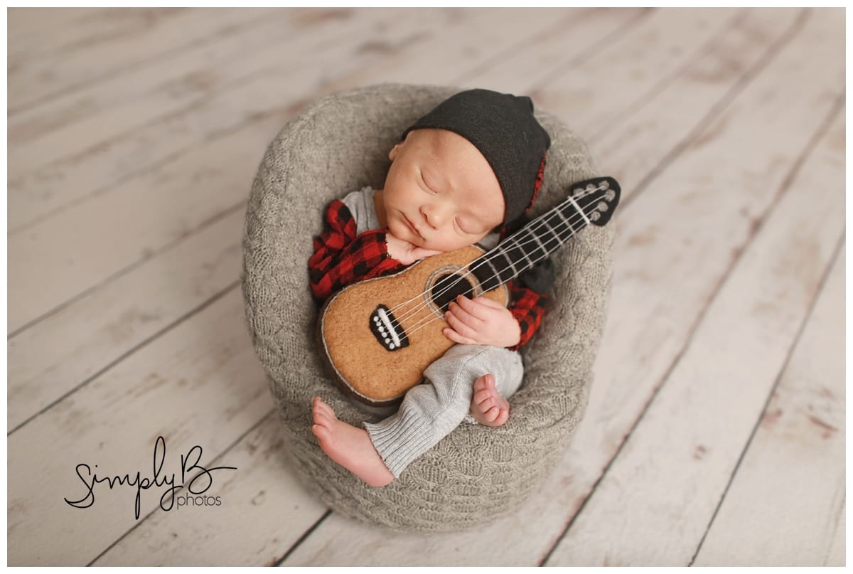edmonton newborn photographer records music guitar