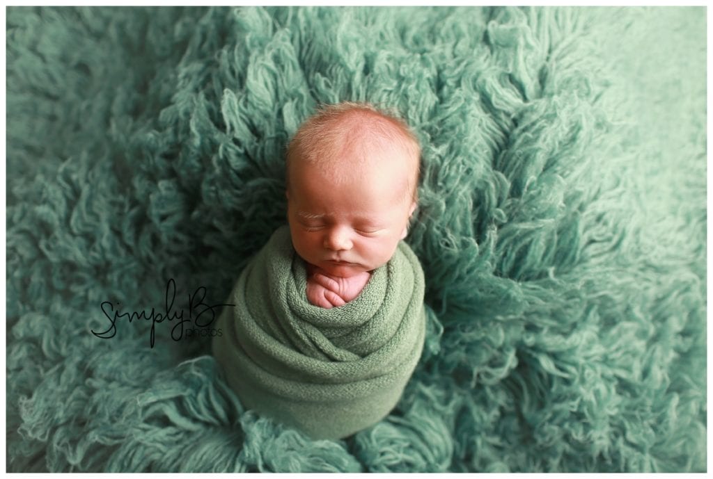 edmonton newborn photographer baby boy blue