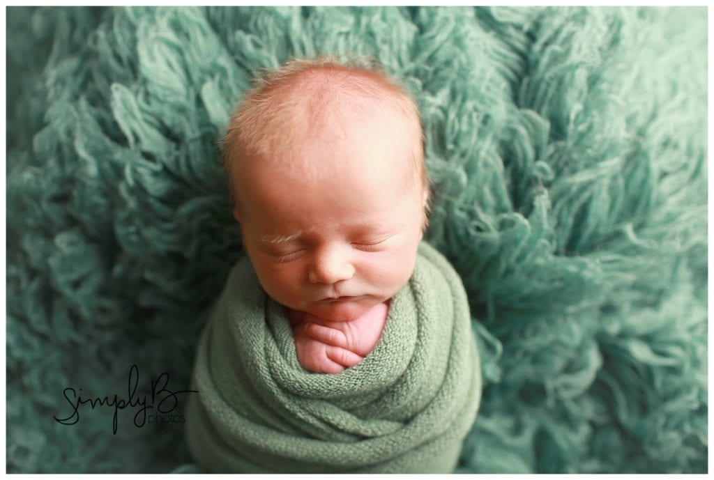 edmonton newborn photographer baby boy blue