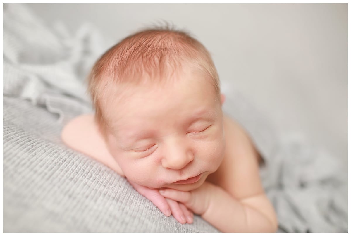 edmonton newborn photographer baby boy grey mint