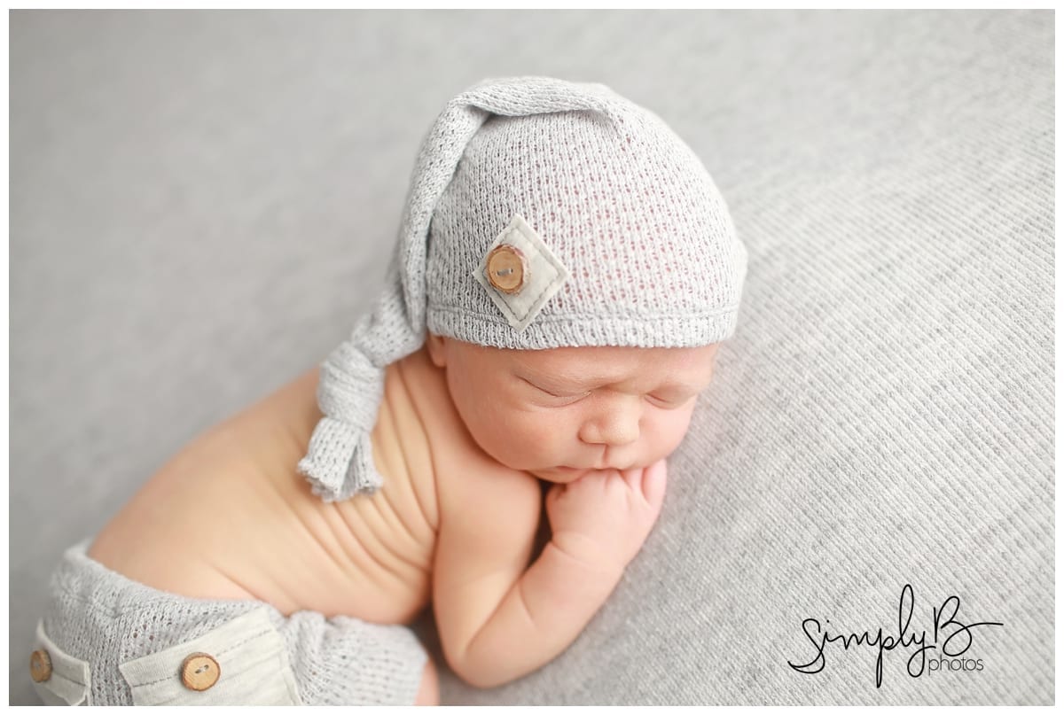 edmonton newborn photographer baby boy neutrals