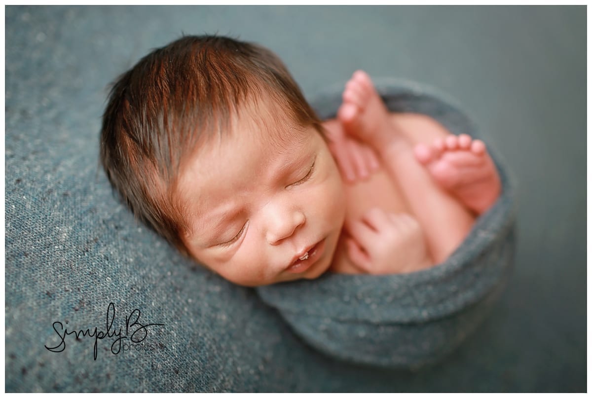 edmonton newborn photography studio props baby boy