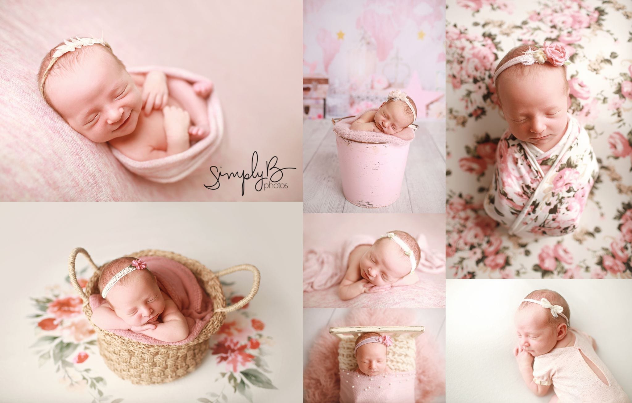 edmonton newborn photography studio baby girl sherwood park