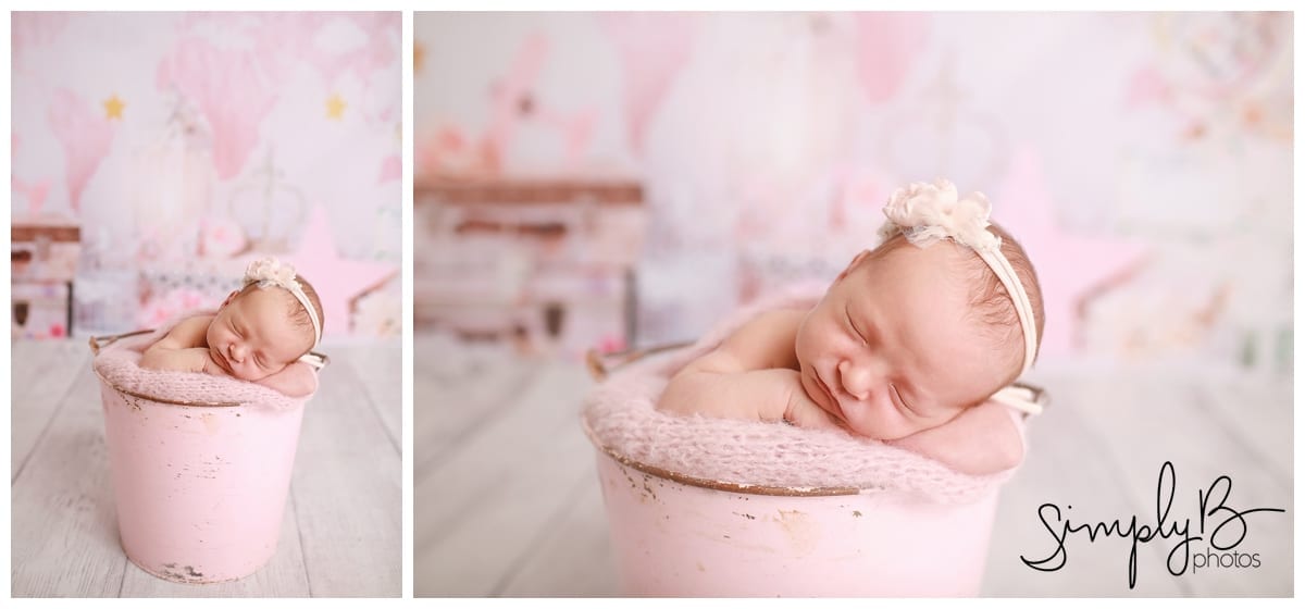 edmonton newborn photography studio baby girl sherwood park