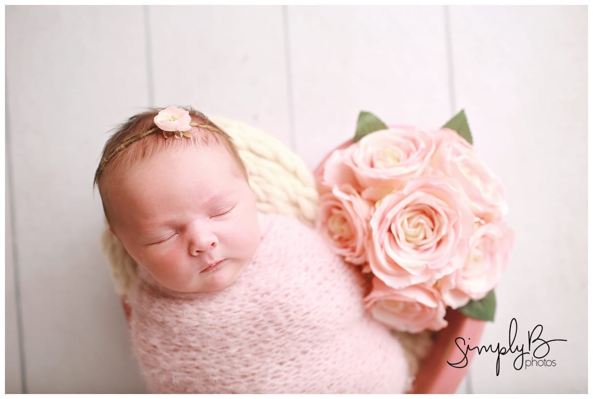 edmonton studio baby photography girl