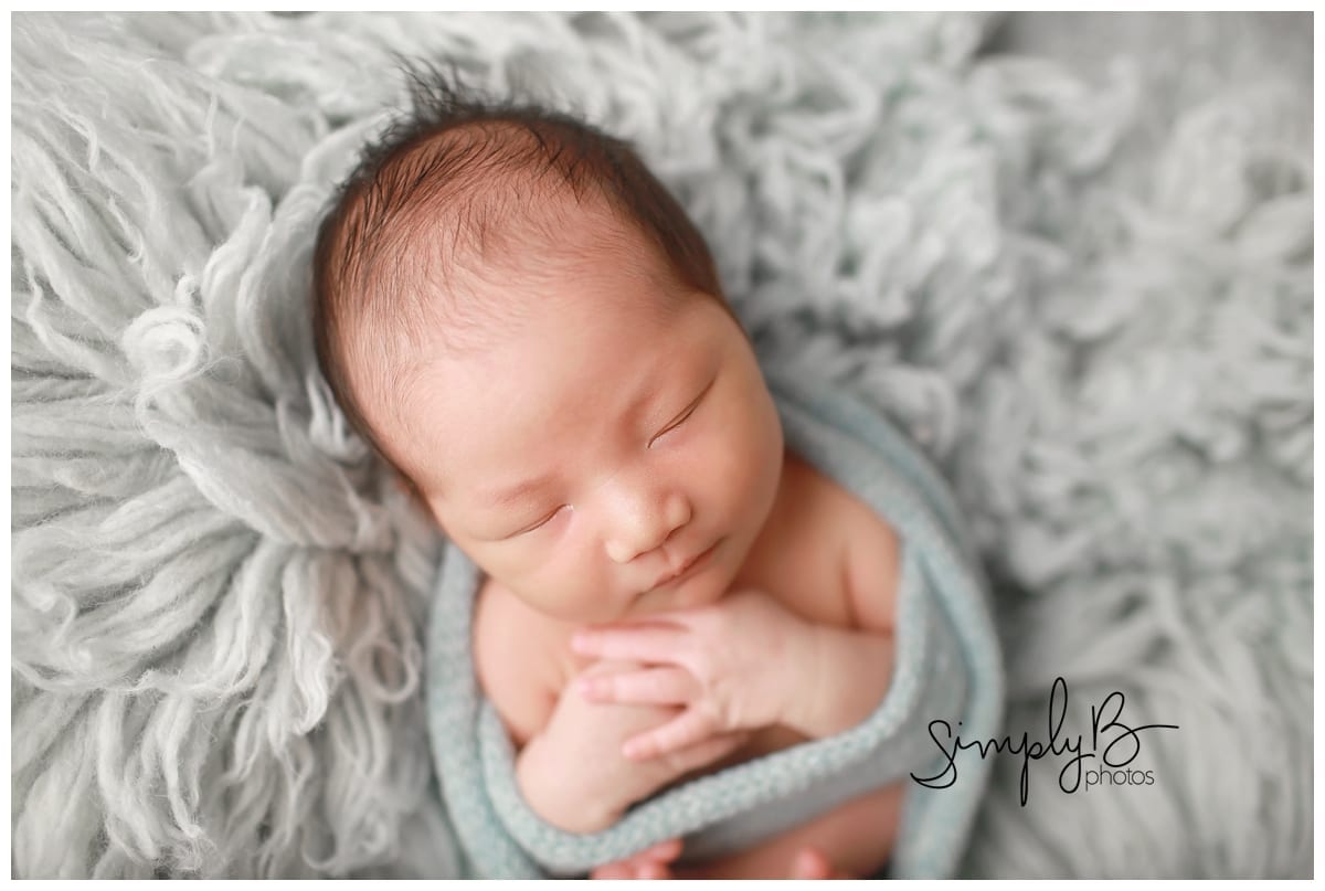 edmonton newborn baby photography studio props moon bed teddy bear