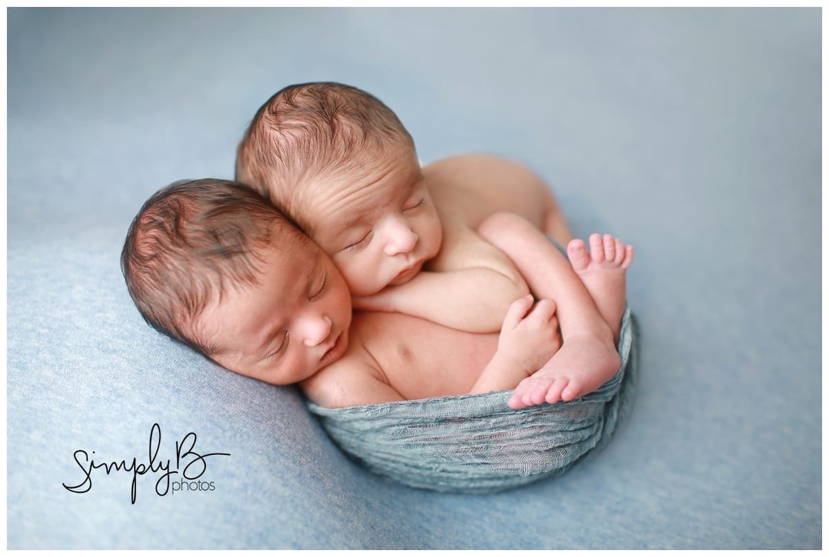 edmonton twin newborn photographer baby boys