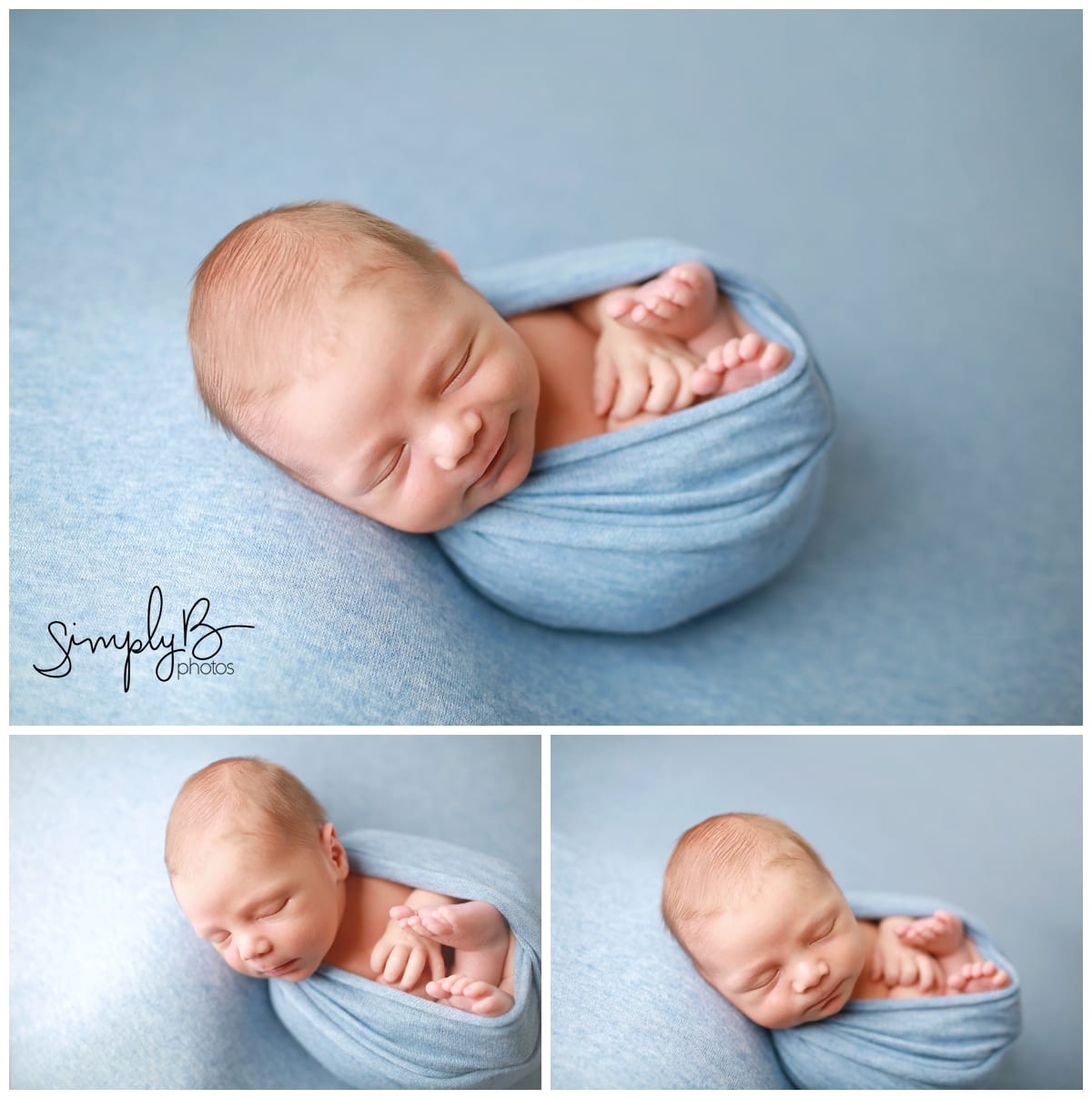 edmonton newborn photographer baby boy studio