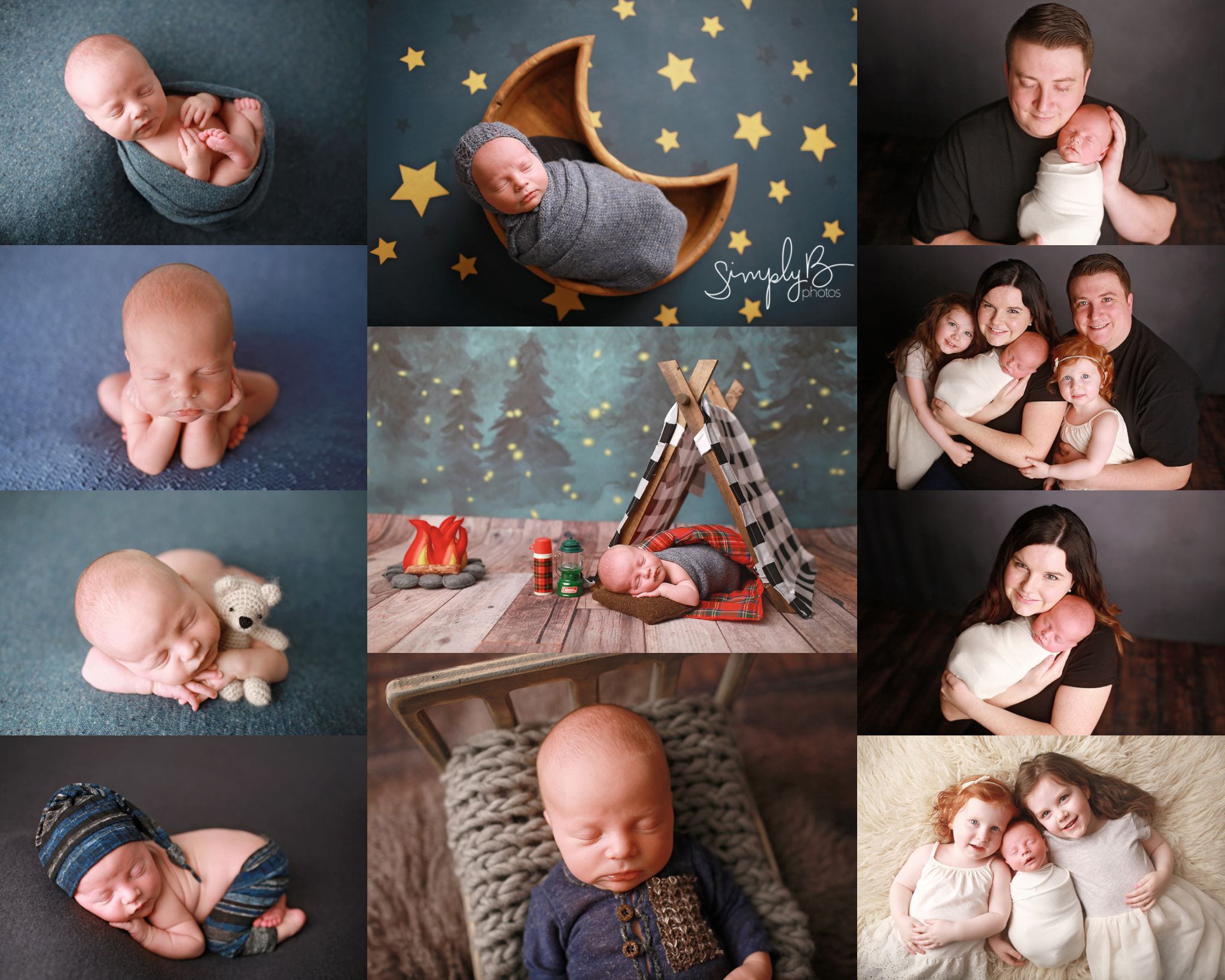 edmonton baby boy newborn photography studio