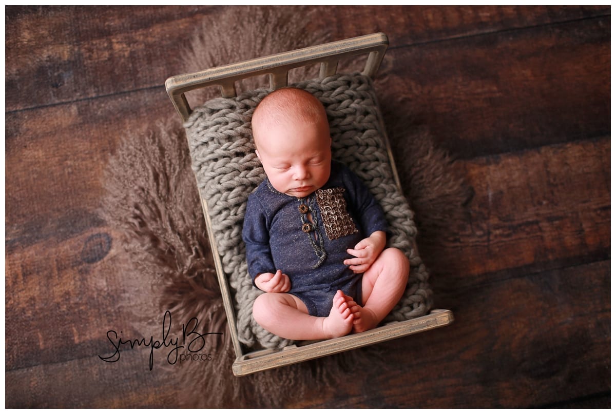 edmonton newborn photography baby boy studio