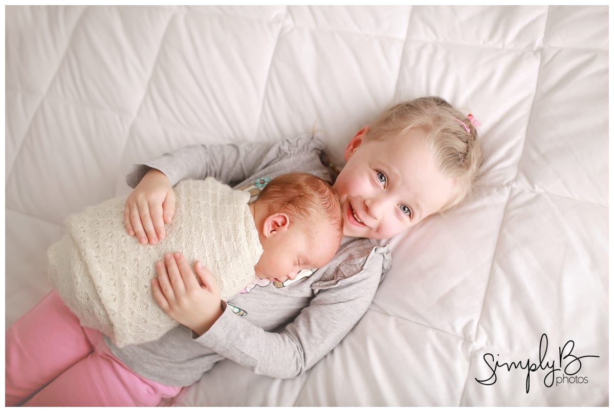 south edmonton newborn photography studio baby girl