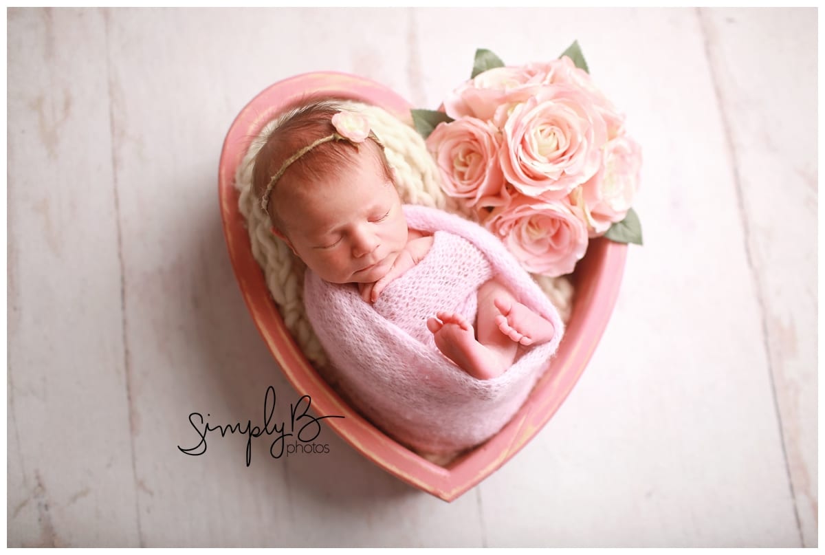 edmonton newborn photography studio baby girl lily