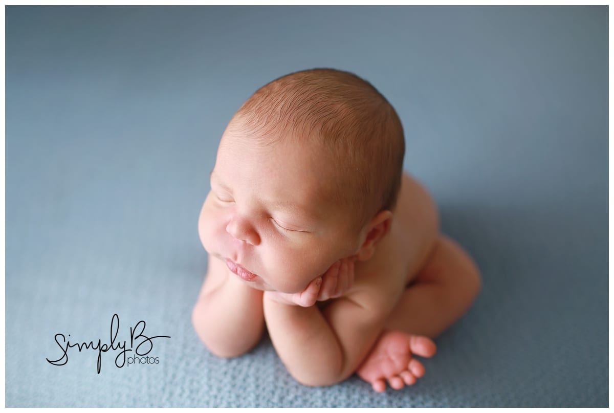 south edmonton newborn photographer baby boy studio