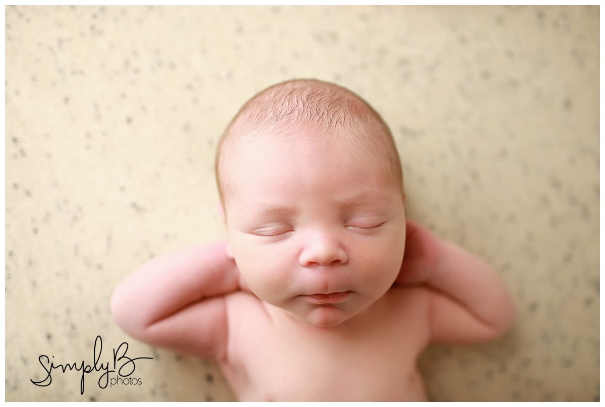south edmonton newborn photographer baby boy studio