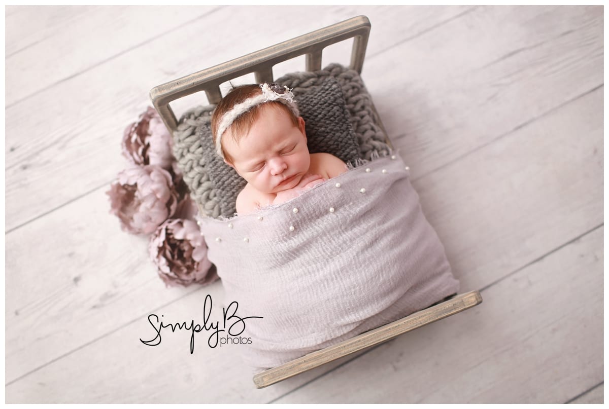 edmonton newborn baby photography studio baby girl