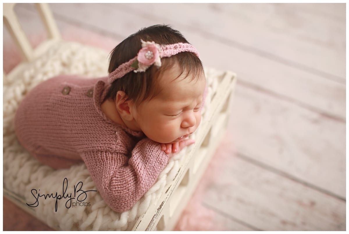 south edmonton newborn photography studio baby girl props