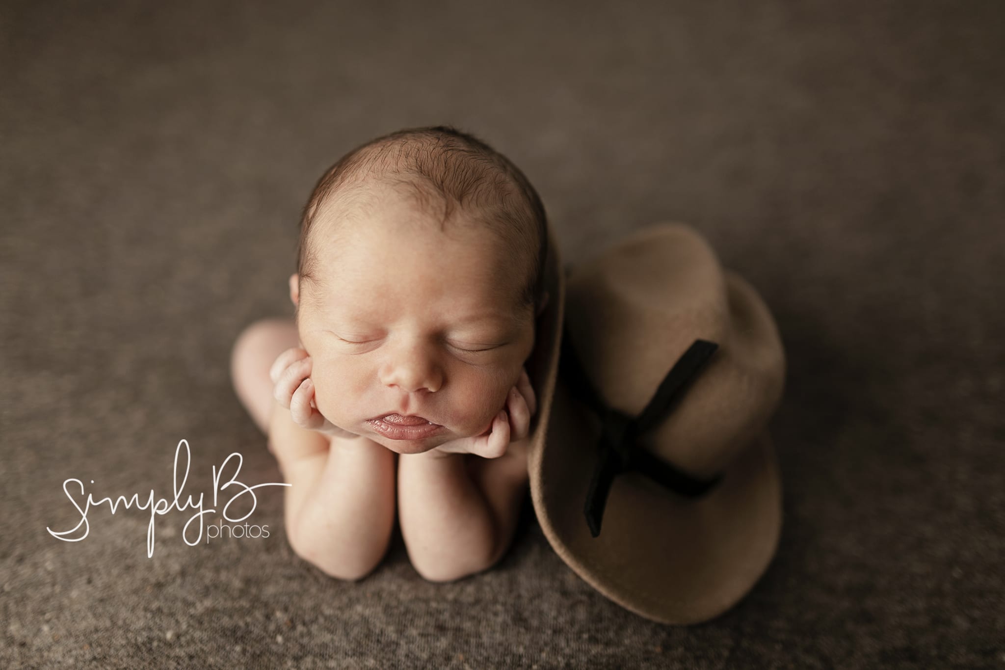 Edmonton newborn studio photographer baby boy