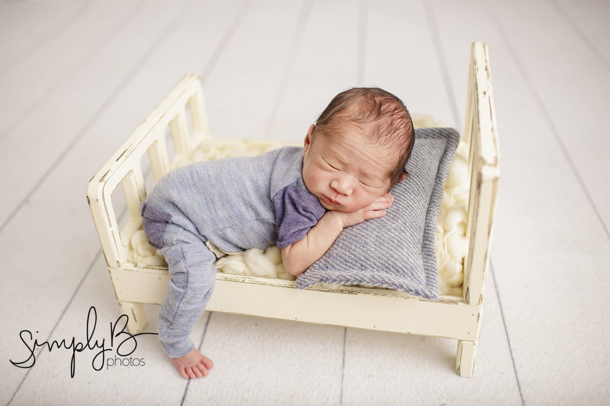 Edmonton newborn photographer studio baby boy