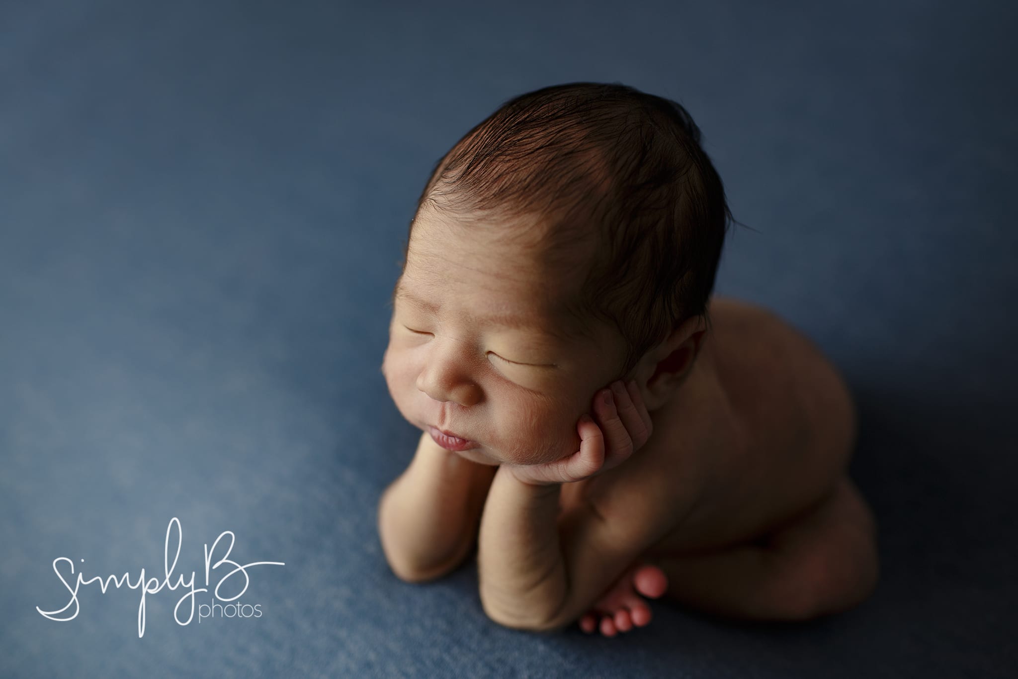 Edmonton newborn photographer studio baby boy