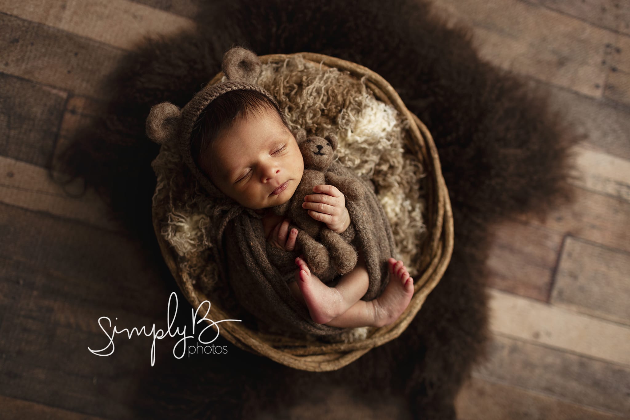 Edmonton newborn photography studio baby boy photos