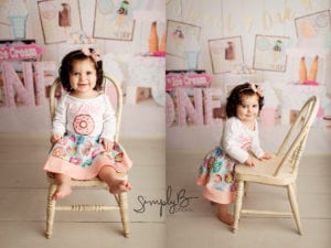 edmonton cake smash photographer baby girl sweet one