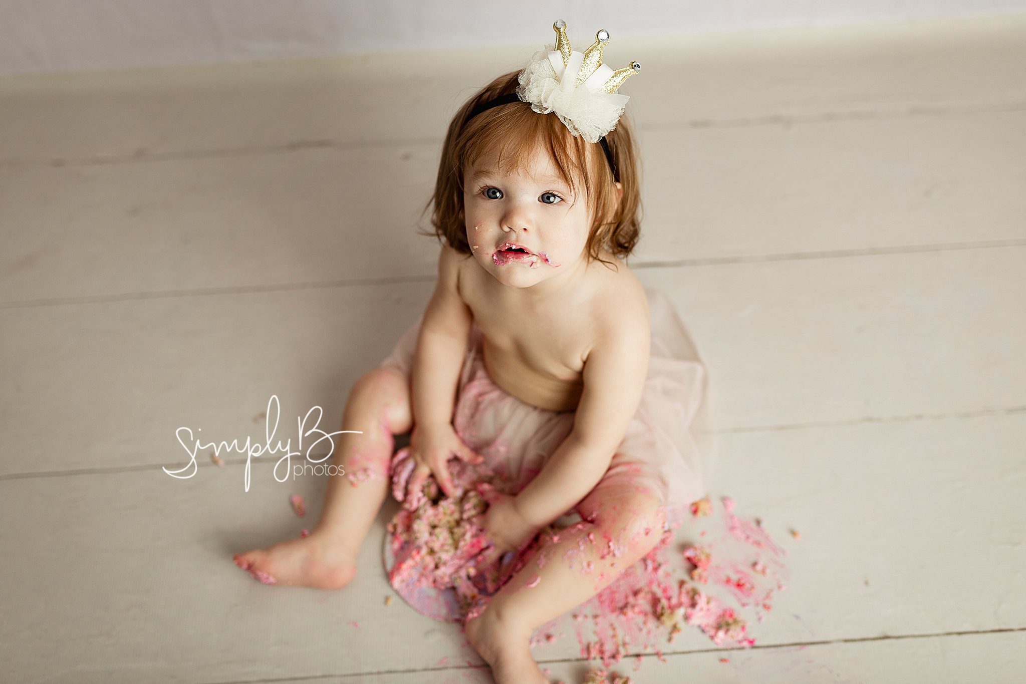 edmonton cake smash baby photographer
