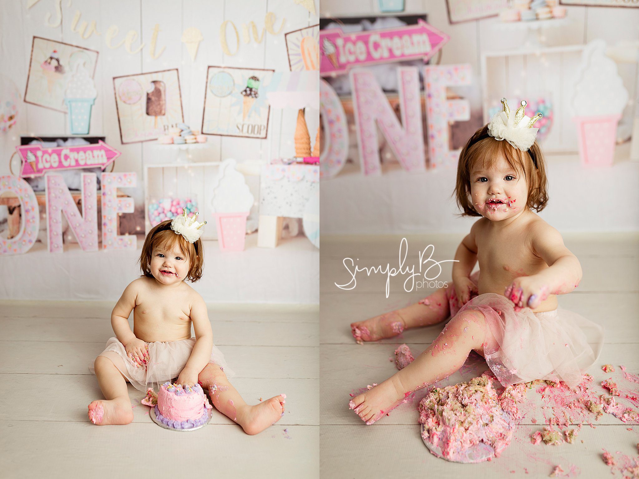 edmonton cake smash baby photographer