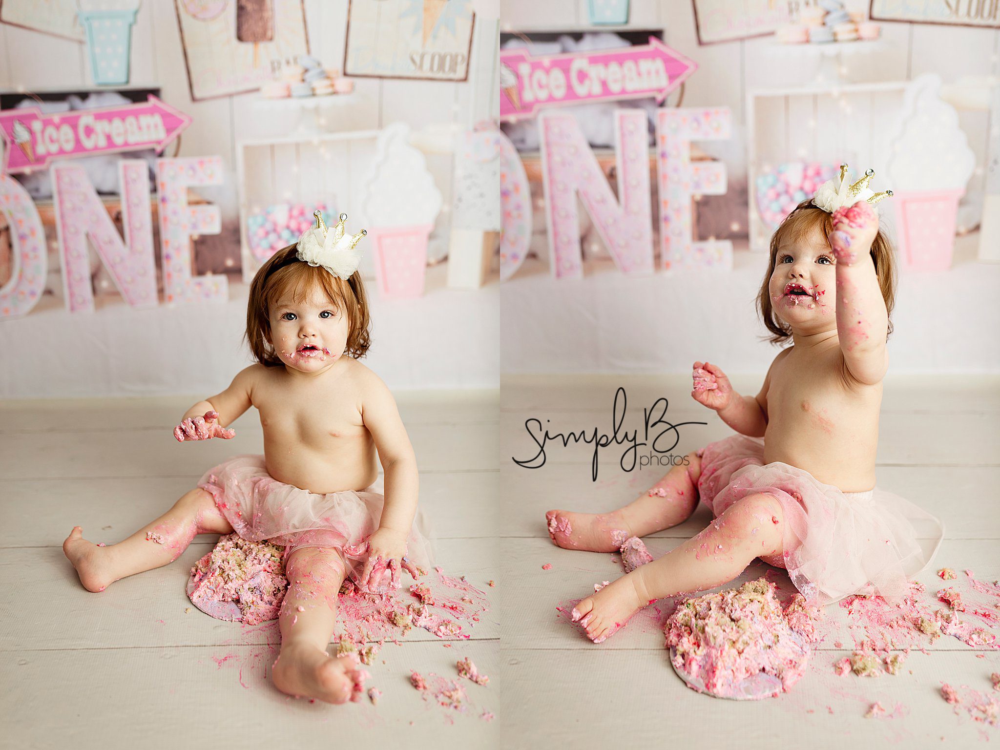 edmonton cake smash baby photographer