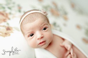 Edmonton baby girl newborn photographer