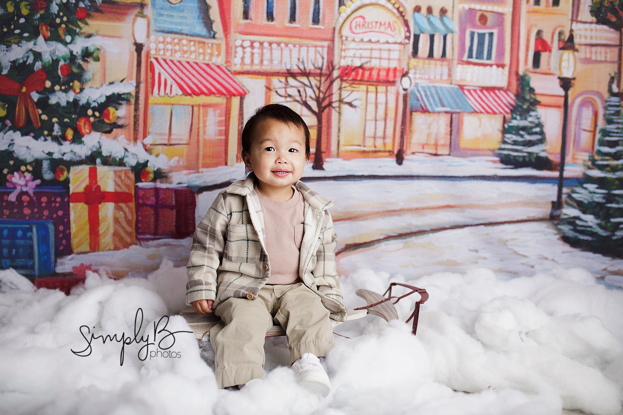 Edmonton christmas mini session 2023